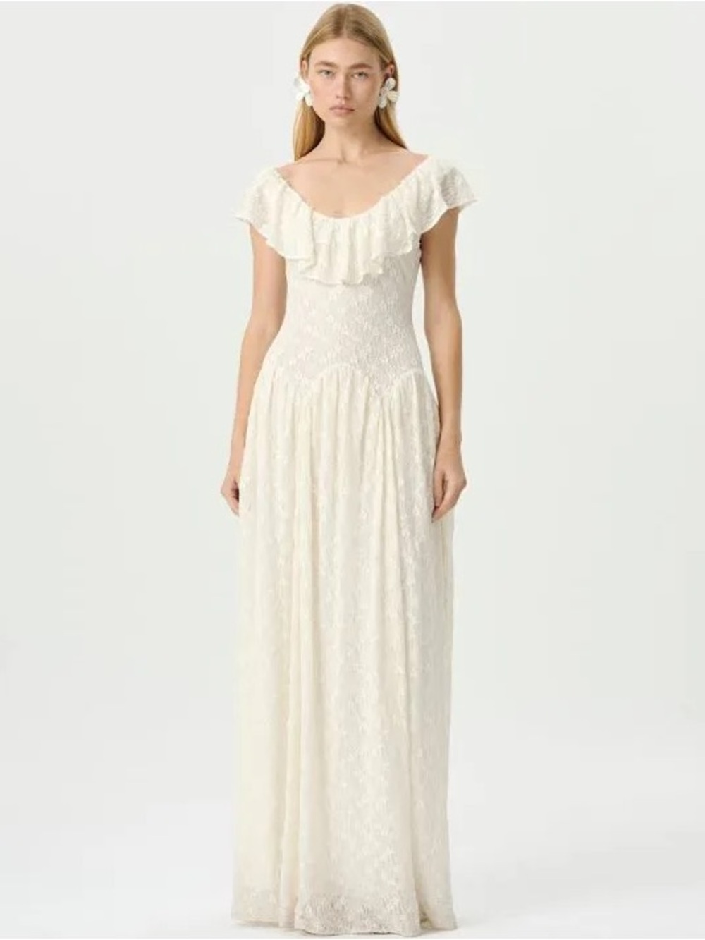 ROAME. Daisie Dress in Cameo Lace - Size XS
